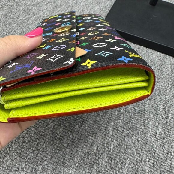 Louis Vuitton Sarah Multicolor Canvas Wallet 388-082225 - Picture 7 of 12